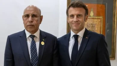 Photo de Fête nationale française: Ghazouani félicite Macron