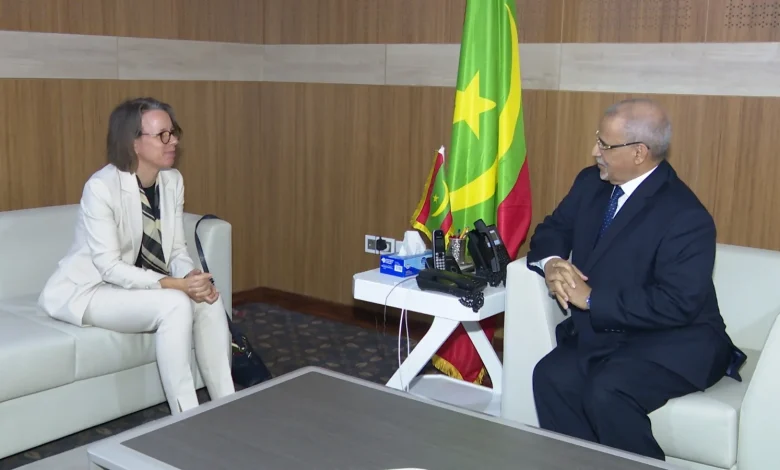 Photo de Le Président de l’Assemblée nationale reçoit en audience son Excellence Madame l’Ambassadrice d’Allemagne