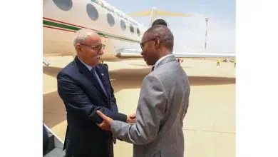 Photo de Arrivée à Nouakchott du Président de la RASD