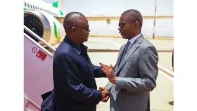 Photo de Investiture du Président: le Président de la Guinée-Bissau arrive à Nouakchott