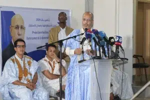 Le président du parti el Insaf, M. Mohamed Maelainine Ould Eyih