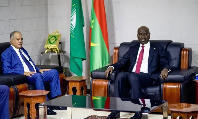 Photo de Le ministre des affaires étrangères reçoit en audience l’ambassadeur d’Algérie