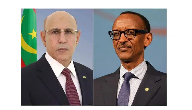 Le Président de la République, Président élu, reçoit un message de félicitation du président rwandais