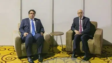 Photo de Rencontre du président réélu avec le Président du conseil présidentiel libyen