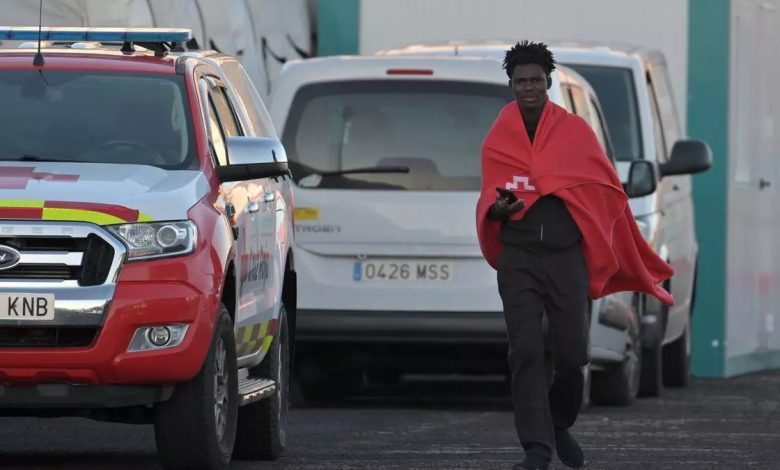 Photo de Naufrage des migrants au large des Îles Canaries :