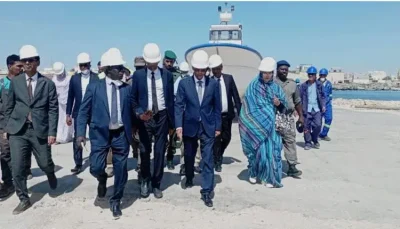 Le ministre de la pêche visite des institutions du secteur à Nouadhibou