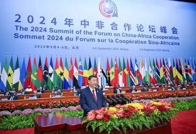 Photo de Xi Jinping au Forum sur la coopération sino-africaine, prononce un discours liminaire