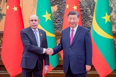 Le Président de la République rencontre son homologue chinois