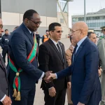 Arrêt sur images : le Président Ghazouani à son arrivée à Paris 