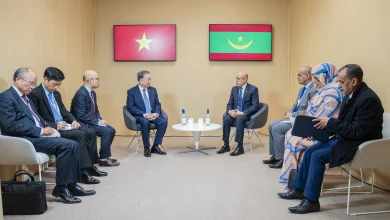 Photo de Le Président El Ghazouani rencontre son homologue du Vietnam