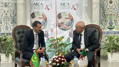 Photo de Coopération : le ministre de la Culture discute avec le DG de AICA