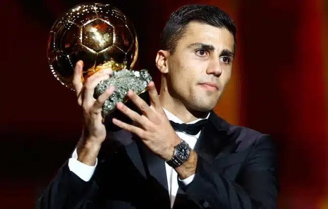 Rodri sacré ballon d'Or