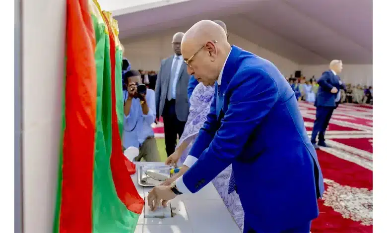 Pose de la première pierre du projet de renforcement de l’alimentation en eau potable de Nouakchott