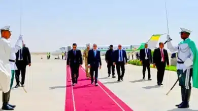 Photo de Le Président de la République regagne Nouakchott après le lancement de projets de développement à Nouadhibou