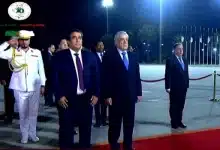 Photo de 70e anniversaire de la Révolution: arrivée du président du Conseil présidentiel libyen à Alger