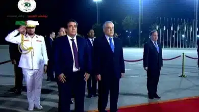 Photo de 70e anniversaire de la Révolution: arrivée du président du Conseil présidentiel libyen à Alger