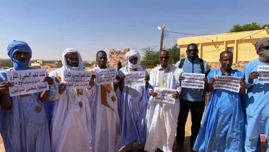 Photo de Nouakchott : Sit-in de la Confédération des Syndicats de l’enseignement primaire et secondaire