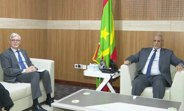 Le Président de l’Assemblée nationale, SEM Mohamed Bemba MEGUETT reçoit le diplomate SEM Joaquín TASSO Vilallonga, Ambassadeur extraordinaire et plénipotentiaire de l’Union européenne (UE) en Mauritanie