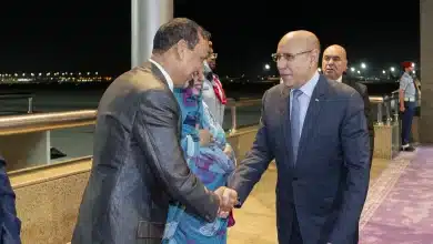 Photo de Arrivée du Président Ghazouani à Djeddah