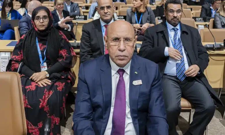 le Président mauritanien et la delegation qui l'accompagne à la 29e Conférence des Parties à la Convention-cadre des Nations Unies sur les changements climatiques