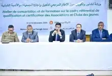 Photo de Session de concertation et de formation sur le Cadre référentiel de qualification et de certification des associations et clubs de jeunesse en Mauritanie