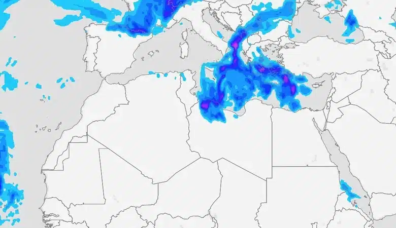 Photo de Une dépression apportant des quantités de pluie dépassant celles qui tombent sur l’une des capitales arabes en deux ans affectera la Libye à partir de ce soir.