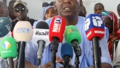 Photo de Conférence de presse Biram Dah Abeid. Jeudi 26 décembre 2024- senaliouneTV.