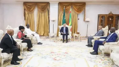 Photo de Renforcement des relations bilatérales entre la Mauritanie et le Kenya : Le Président reçoit une délégation de haut niveau