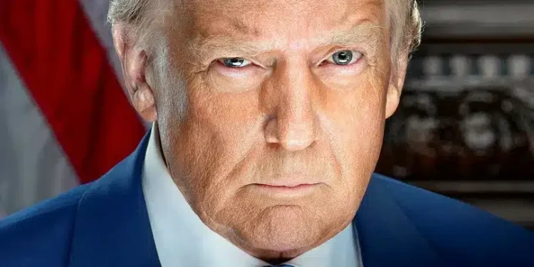 La ressemblance frappante entre le portrait officiel de Donald Trump et ...