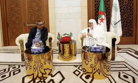 Le recteur de Djamaâ El-Djazaïr reçoit le ministre mauritanien de l'Enseignement supérieur