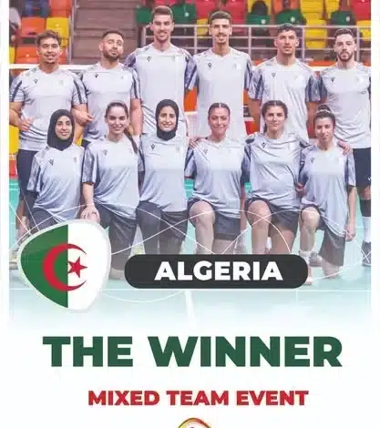 L’Algérie triomphe au Championnat d’Afrique de Badminton