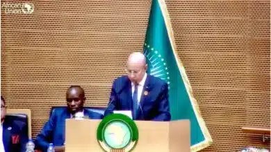 Photo de PAPIER GÉNÉRAL : Discours de Son Excellence le Président de la République, Monsieur Mohamed Ould Cheikh Ghazouani, au Sommet de l’Union Africaine