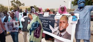 Sit-in Ira Mauritanie devant ministère de la justice 