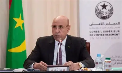 Mohamed Ould Cheikh El Ghazouani, président de la république islamique de Mauritanie