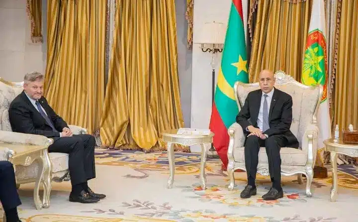 Mohamed Ould Ghazouani reçoit BP à Nouakchott : coopération renforcée sur le projet gazier GTA