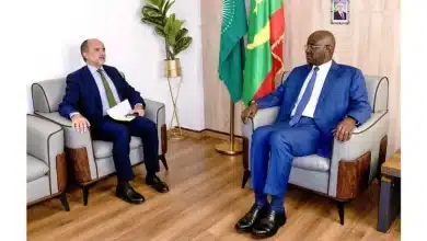 Photo de Le ministre des Affaires étrangères reçoit l’ambassadeur de France
