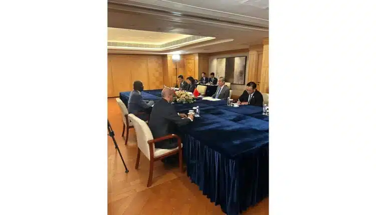 Photo de Chine Mauritanie : Réunion des Ministres des Affaires Étrangères