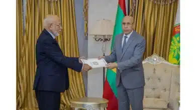 Photo de Entretien Diplomatique au Palais Présidentiel : La Mauritanie renforce ses liens avec la République Arabe Sahraouie Démocratique