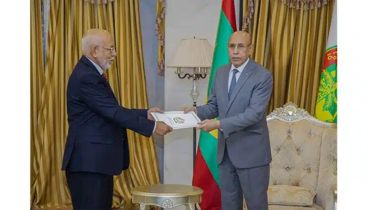Entretien Diplomatique au Palais Présidentiel : La Mauritanie renforce ses liens avec la République Arabe Sahraouie Démocratique