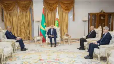Photo de La Mauritanie à l’honneur : Mohamed Ould Cheikh El Ghazouani reçoit Sidi Ould Tah, nouveau président de la BAD