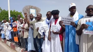 sit-in pour la libération d’Ahmed Samba et Ablaye Ba