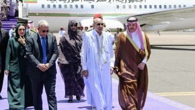 Photo de Visite du Président Mohamed Ould Cheikh El Ghazouani à Médine pour le Pèlerinage