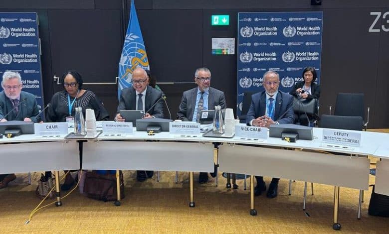La Mauritanie a présidé à Genève la session exceptionnelle de l’OMS-Afrique ayant conduit à l’élection du Pr. Mohamed Yakoub Janabi 🇹🇿 comme nouveau Directeur régional.