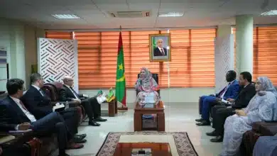 Photo de Zitouni à Nouakchott pour présider l’ouverture de la Foire des produits algériens