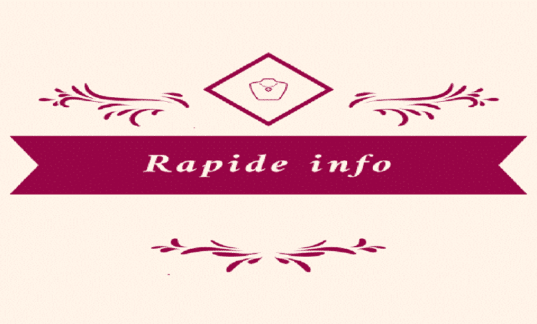 Un logo présentant un losange marron avec une icône de livre à lintérieur, accentué par des fioritures décoratives. En dessous, une bannière marron présente élégamment le texte « Rapide info » sur un fond crème, incarnant lessence de Mieux en matière de design.
