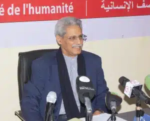Me. Boullah Chighali Mogueya, Avocat, personnalité publique et diplomate de carrière très connu dans les rouages institutionnels du pays.