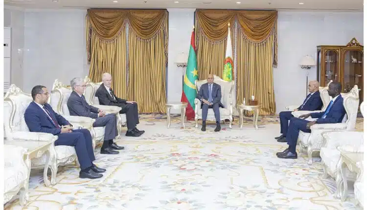 Le Président de la République reçoit le Directeur général de la Société Mines de Cuivre de Mauritanie