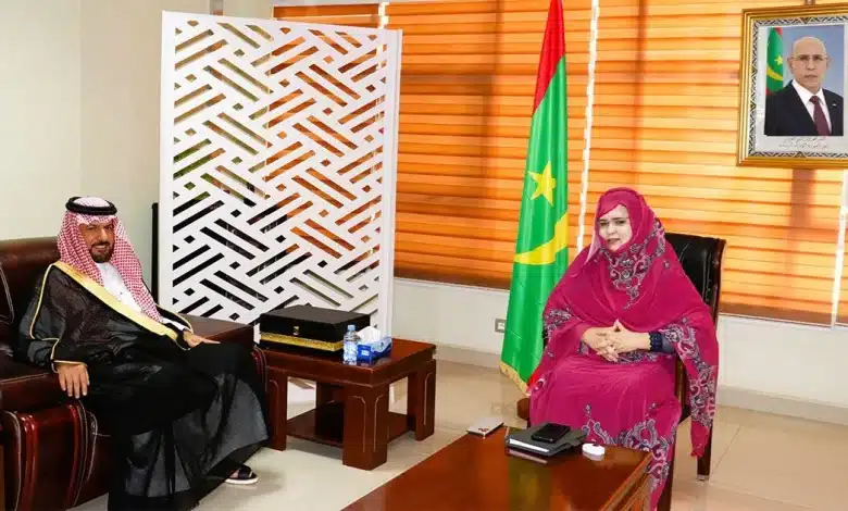 وزيرة التجارة تبحث تعزيز التعاون مع السفير السعودي في نواكشوط