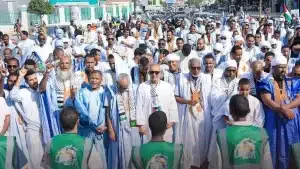 مظاهرات في موريتانيا تنديداً بالعدوان الإسرائيلي على غزةوإيران