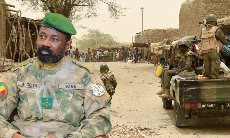 Carte du Mali avec zones sous couvre-feu en raison de l’insécurité